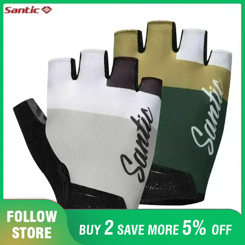 Gardening Glove Waterproof - Santic sarung tangan sepeda setengah uniseks,