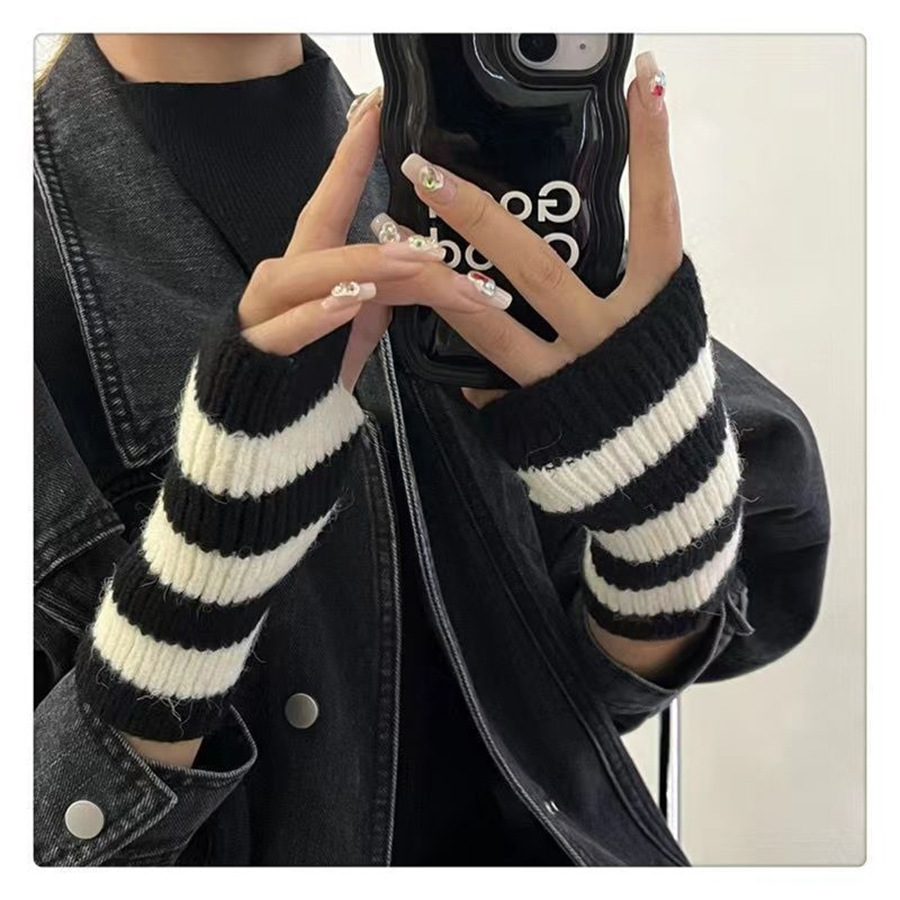 Aksesoris Y2k Sarung Tangan Ra - Fingerless Glove Knit ulasan dan harga