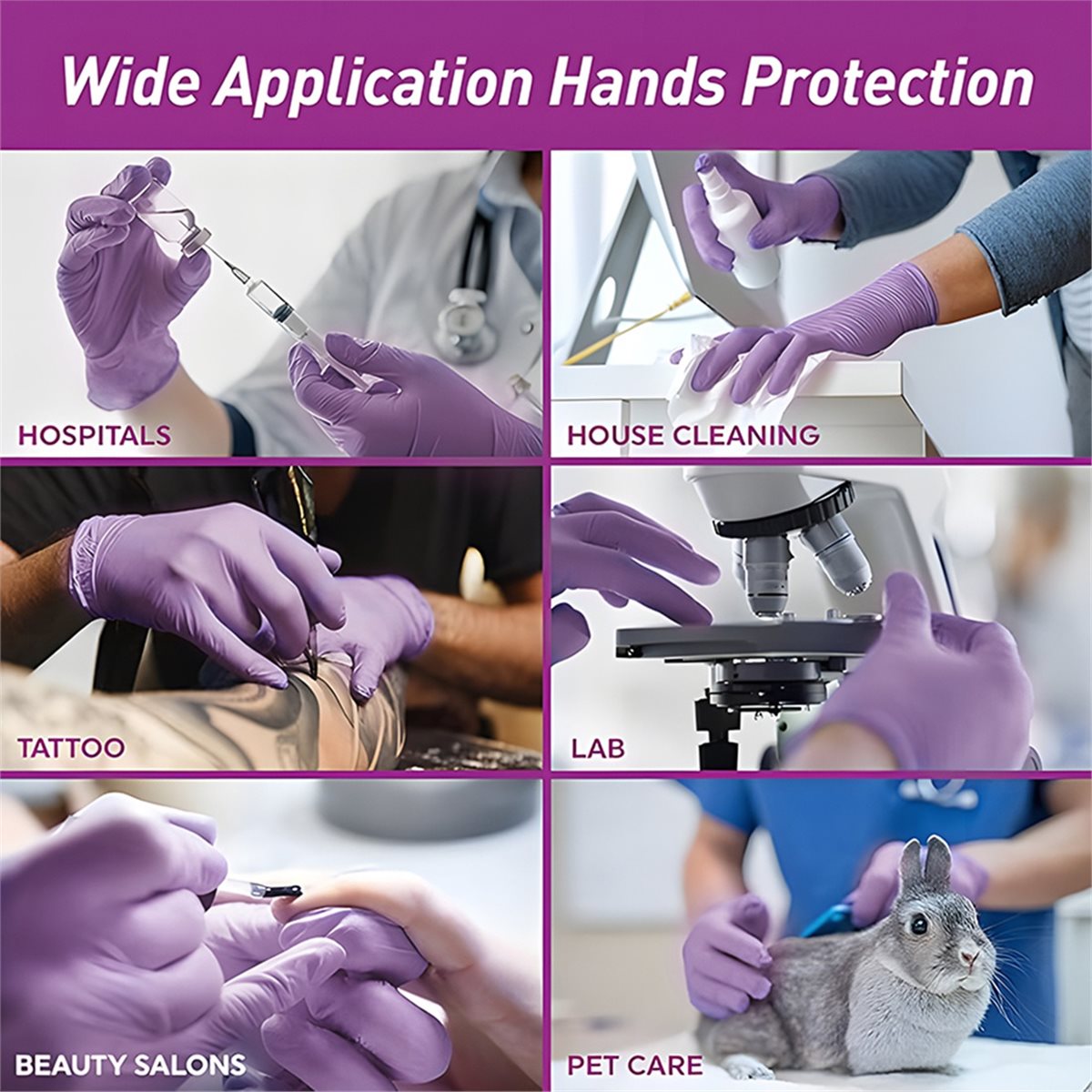 Sarung Tangan Nitril Berkualit - Exam Glove Nitrile ulasan dan harga