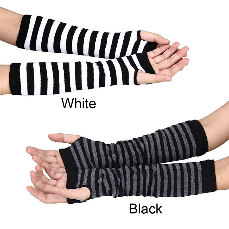 Sarung Tangan Modis Warna Polo - Fingerless Glove Knit ulasan dan harga
