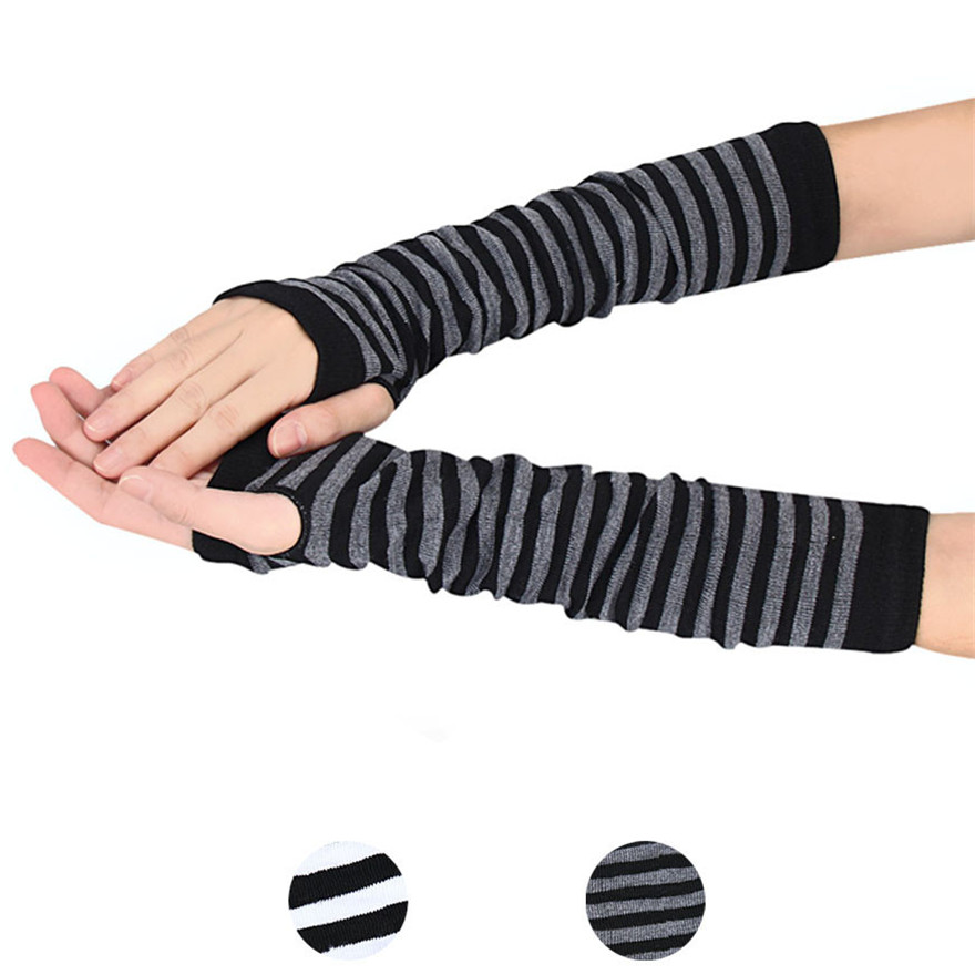 Sarung Tangan Modis Warna Polo - Fingerless Glove Knit ulasan dan harga